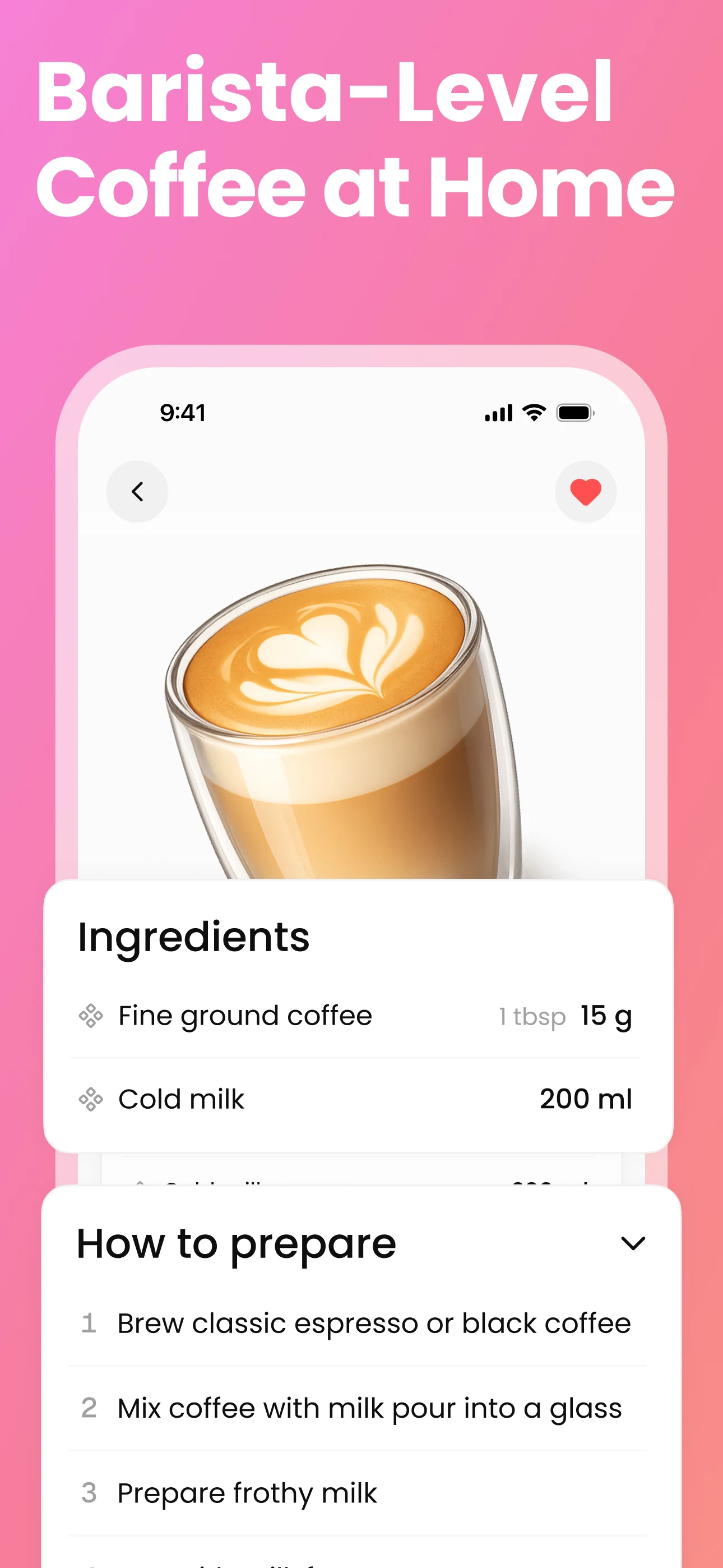 Barista - Coffee Recipes screenshot